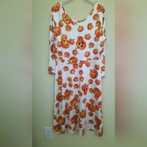 Halloween dress for women with pumpkins size small